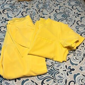 Yellow Scrub Set